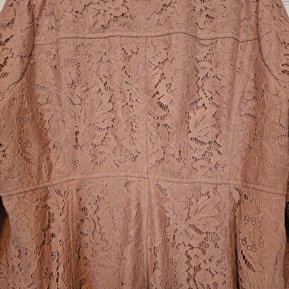 Torrid Pink Lace Pea Coat - Picture 12 of 16